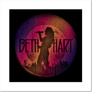 Beth Hart (Gradient art) Cracked Posters and Art